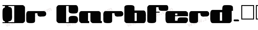 Dr Carbferd字体转换